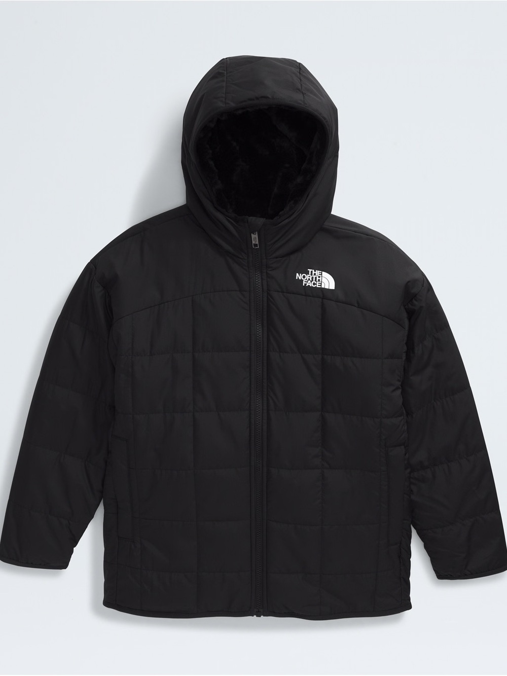 THE NORTH FACE Black Hooded Quilted Puffer Jacket